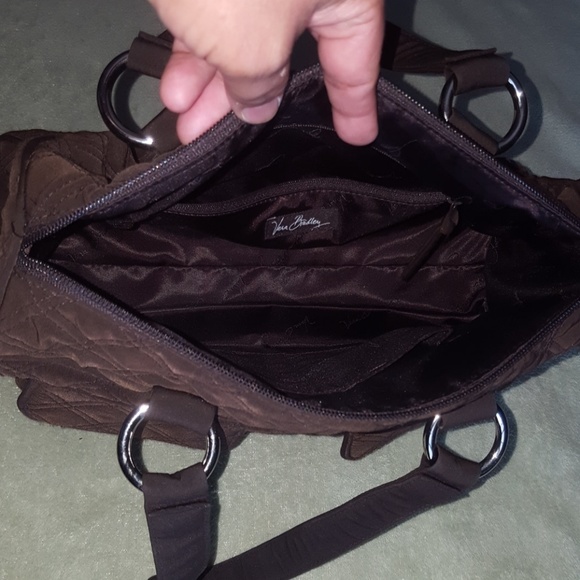 Vera Bradley Retired Classic Brown purse - Picture 3 of 8